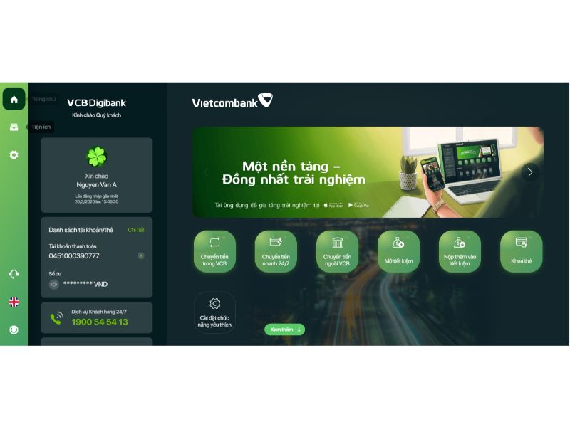 Vietcombank Digibank - Hướng Dẫn Đăng Ký, Sử Dụng 2023 3 Vietcombank digibank